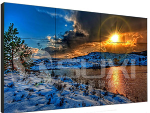 49寸3.5mm液晶拼接屏安裝出來的效果圖是怎樣的呢？